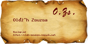Oláh Zsuzsa névjegykártya