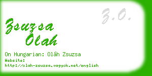 zsuzsa olah business card